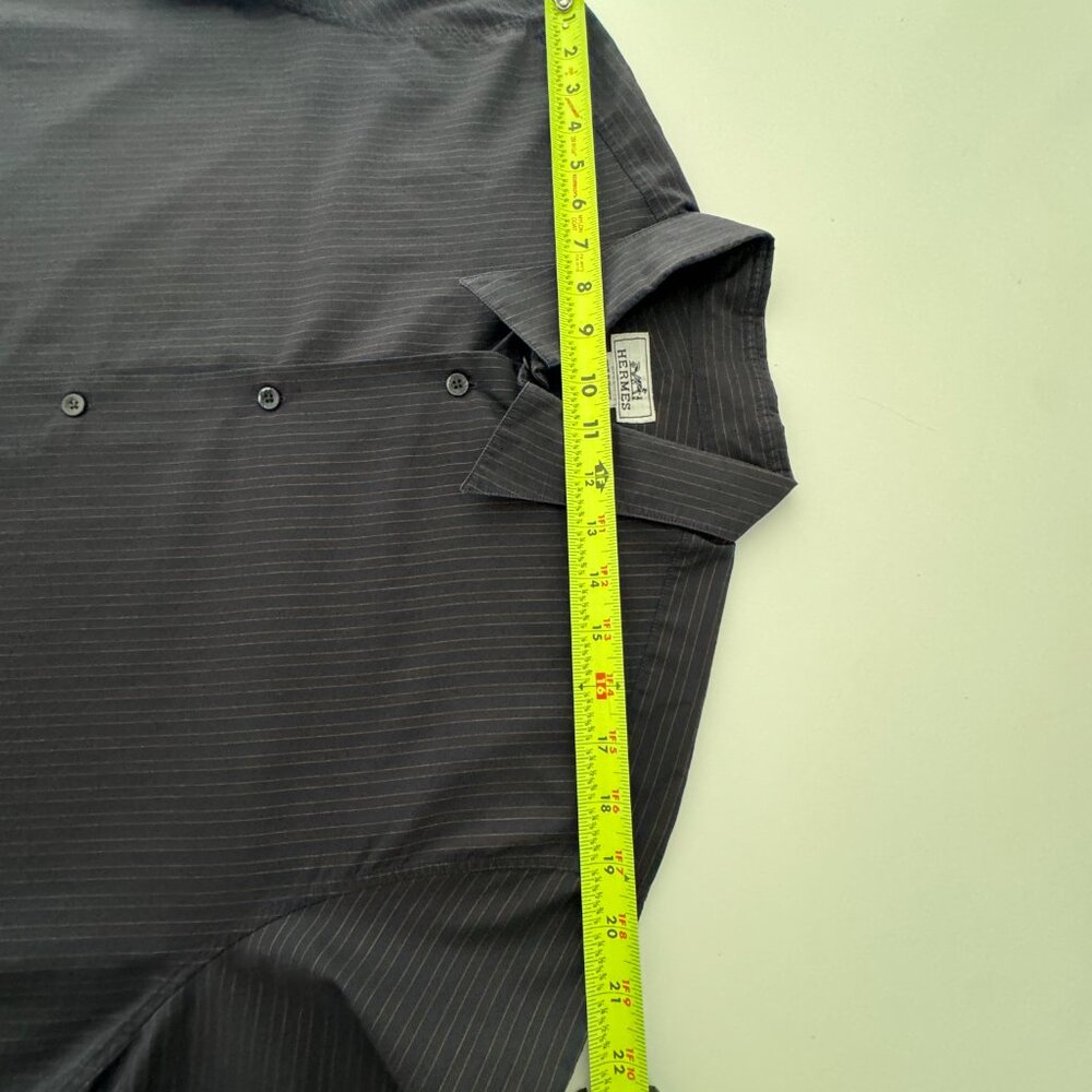 Hermes Long Sleeve Dress Shirt, Size 44/Neck 17.5 - Picture 15 of 17